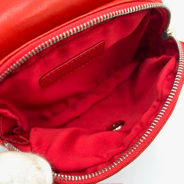 シャネル CHANEL マトラッセ ラムスキン ウォレット チェーンショルダーバック