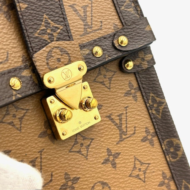 ルイヴィトン モノグラム リバース トランク ヴェルティカル ポシェット ショルダーバック