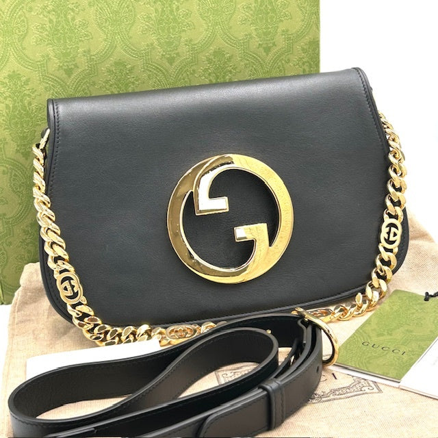 GUCCI グッチ ブロンディ インターロッキングG ショルダーバック