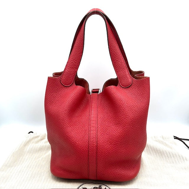 エルメス HERMES ピコタン ロックMM トリヨンクレマンス ハンドバック