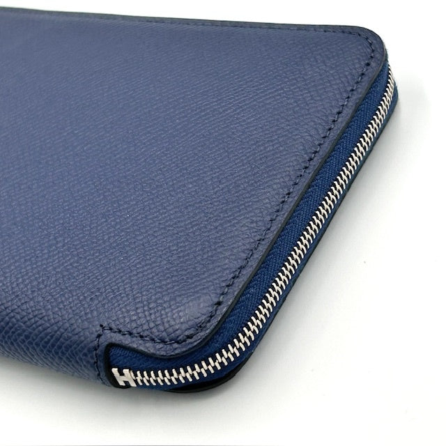 エルメス HERMES アザップロング ヴォーエプソン シルクイン 長財布