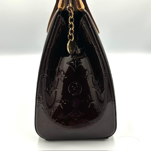 ルイヴィトン ブレアMM ヴェルニ モノグラム  ハンドバッグ ショルダー付